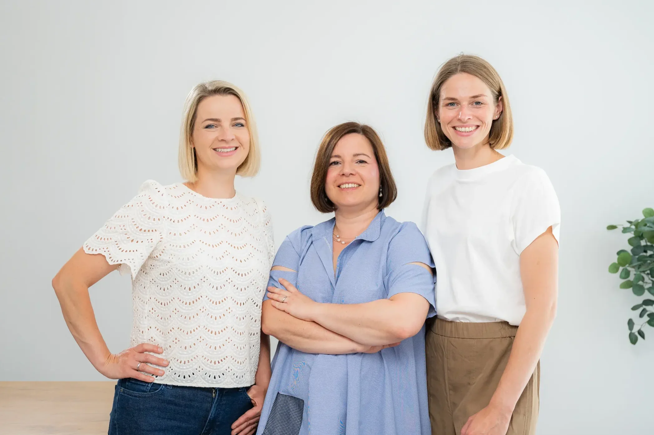 Sie sehen das Team der Gynäkologie des Frauenzentrum Marienhof Linz