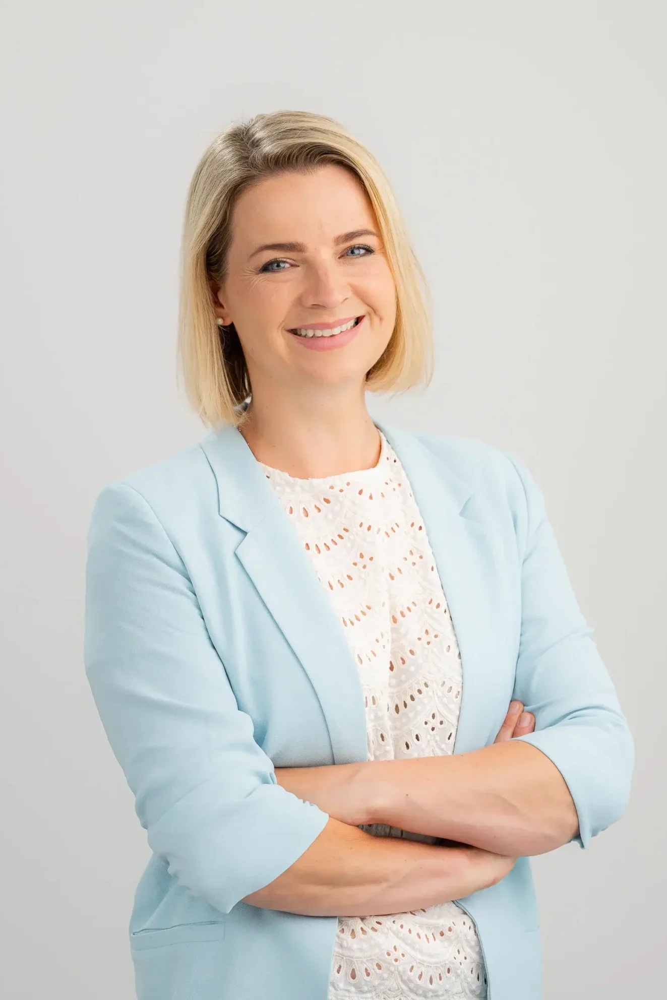 Sie sehen die Gynäkologin Dr. Elisabeth Reiter im Frauenzentrum Marienhof Linz